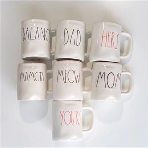 Rae Dunn LL Large Letter Coffee Mugs